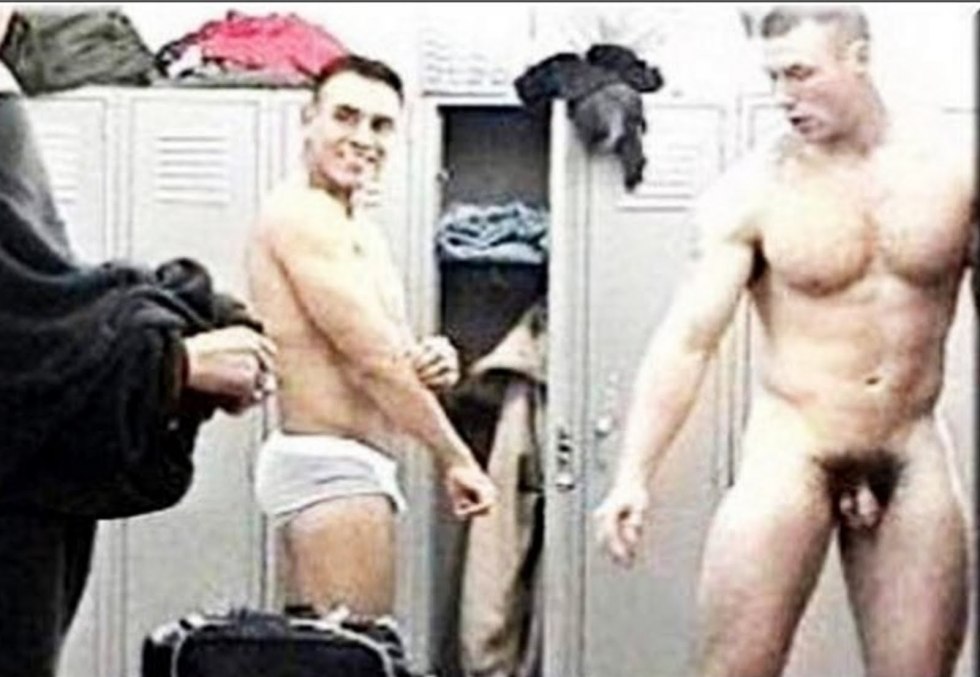 Naked football players hidden camera