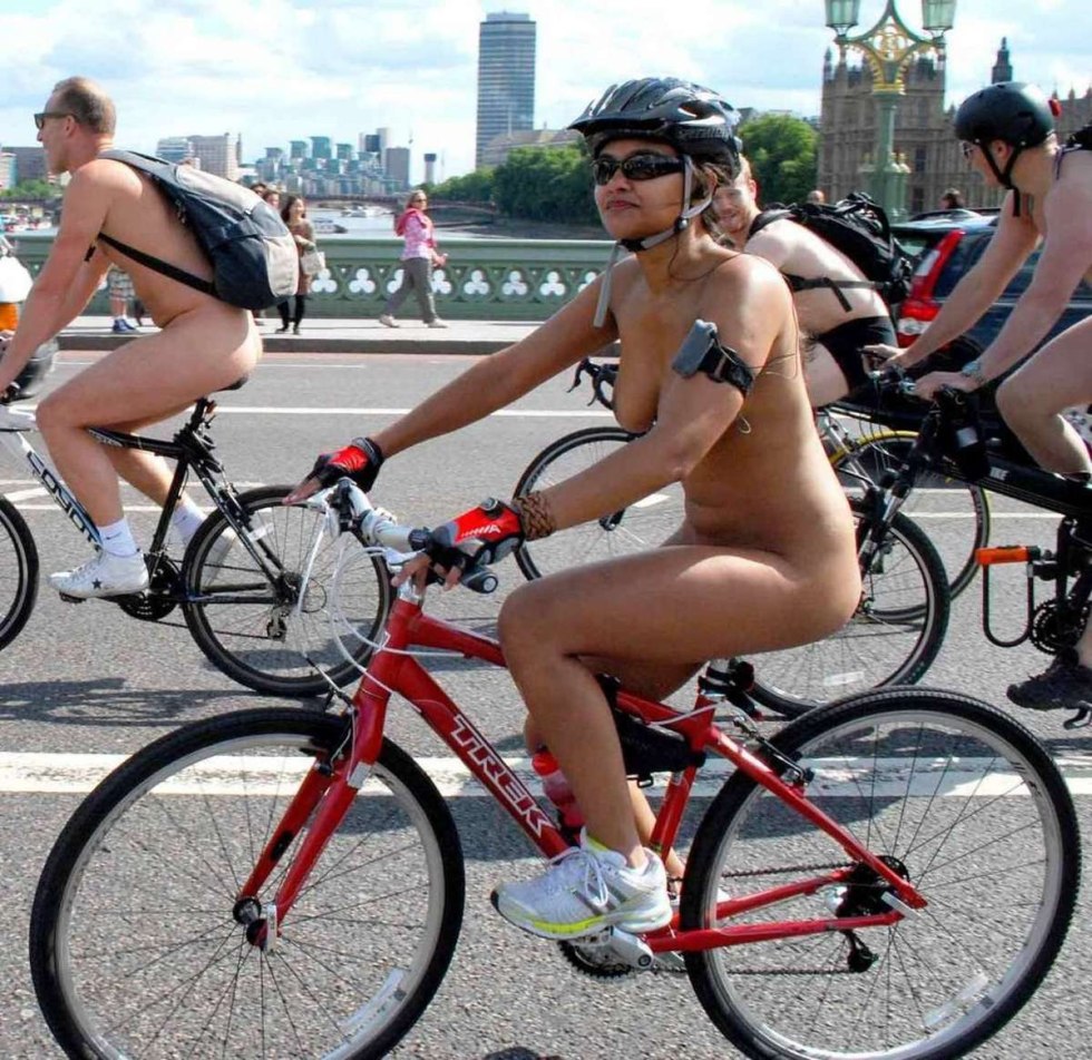 Amsterdam Naked cyclists