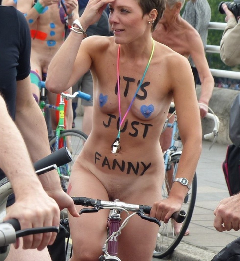 Naked thick cyclists