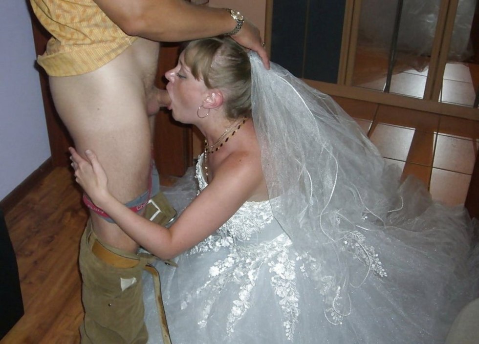 Naked brides after the wedding private
