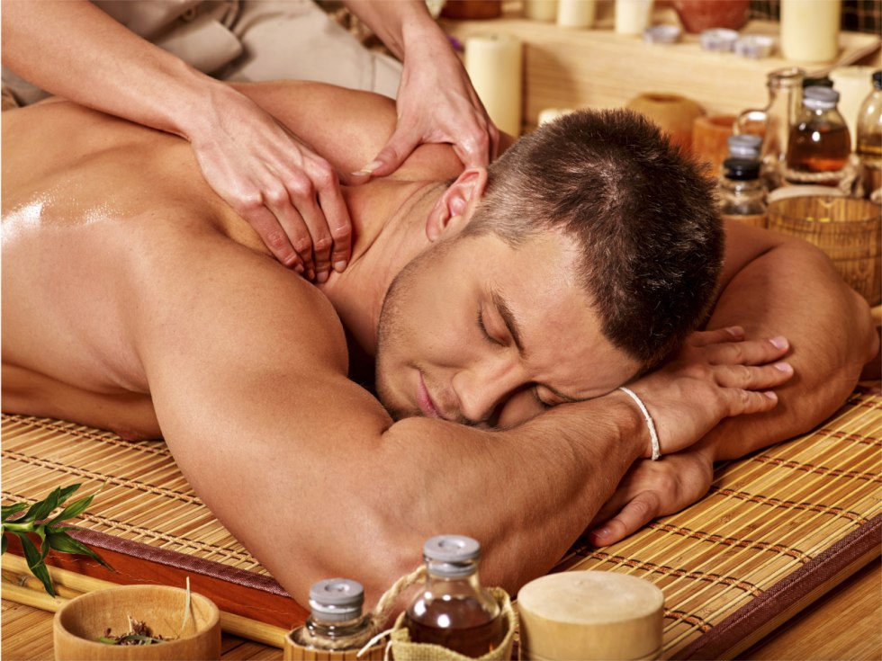 Male sports massage