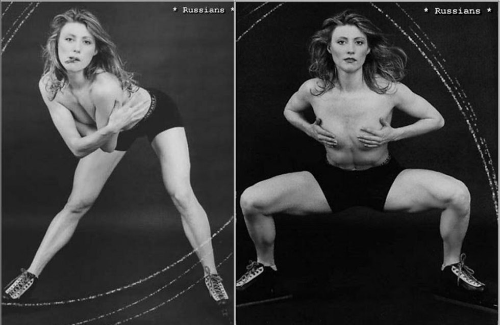 Irina Polyakova leading naked