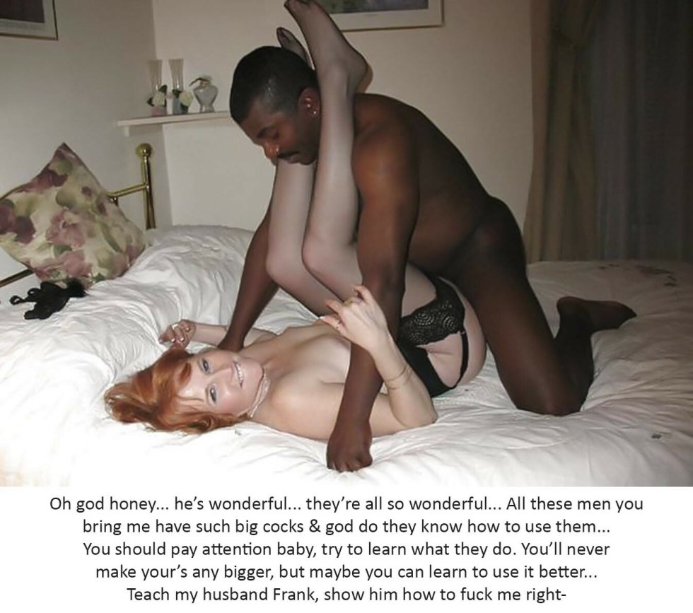 Wife with a black man with a husband homemade