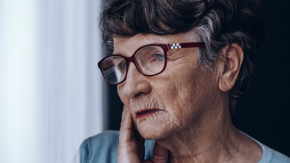 Old women with large