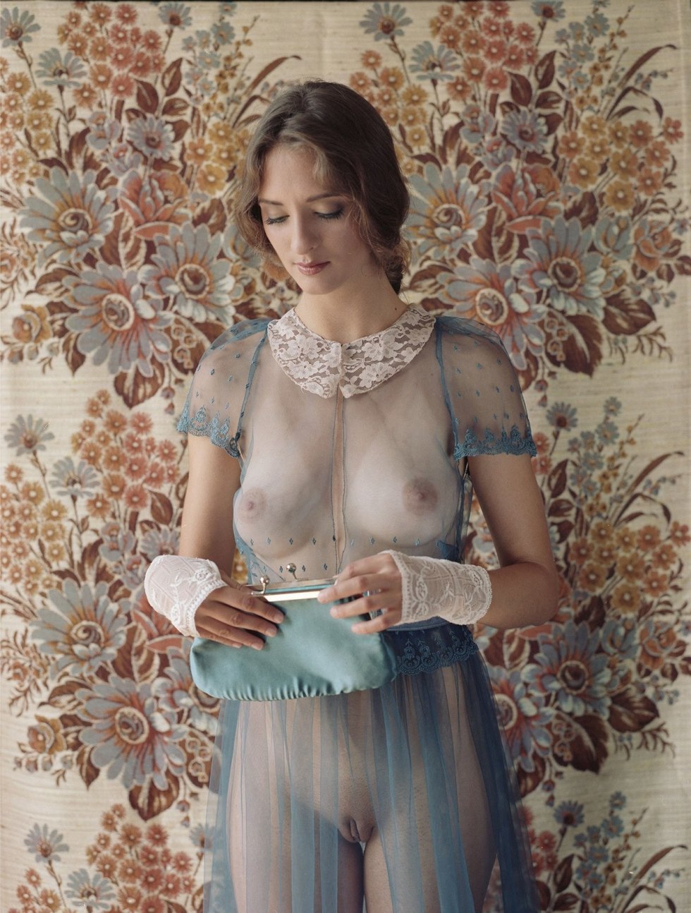 A tight -fitting dress on a naked body