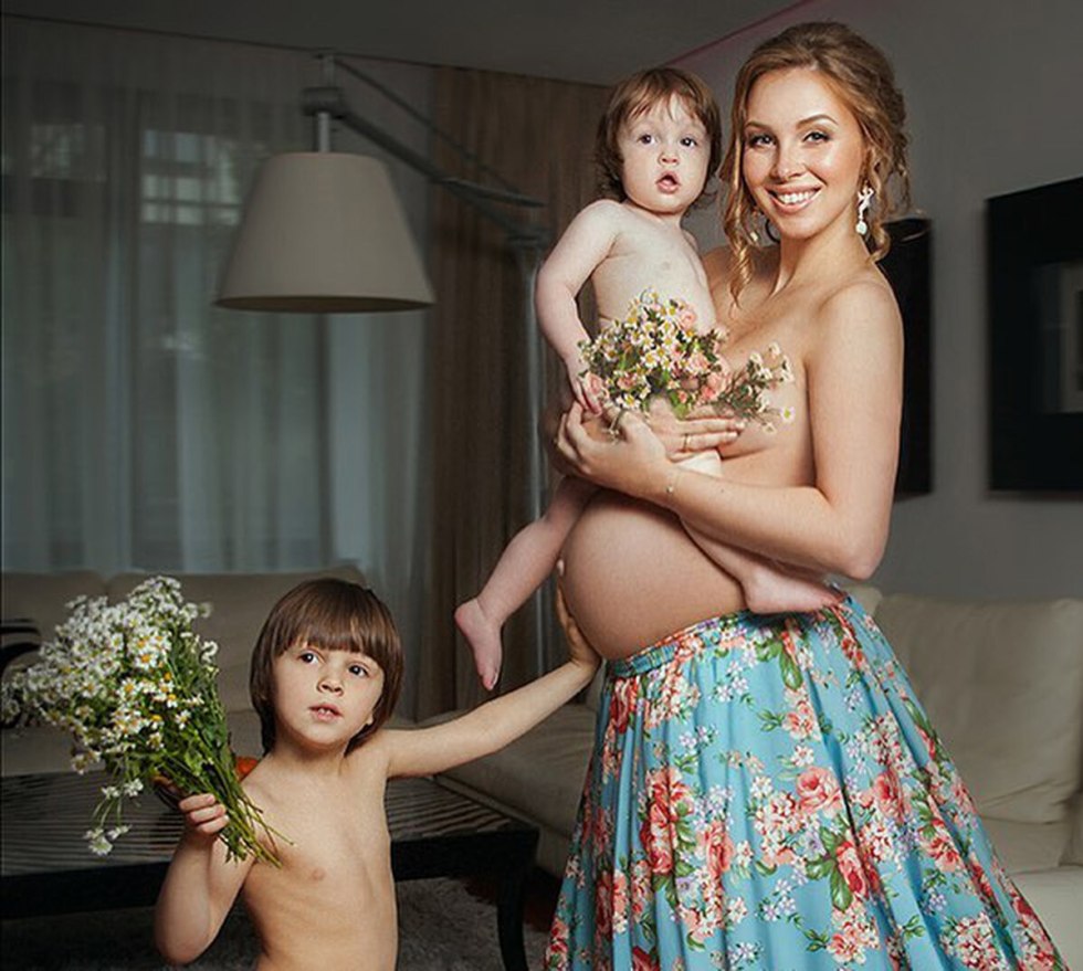 The chest of a teenager girl