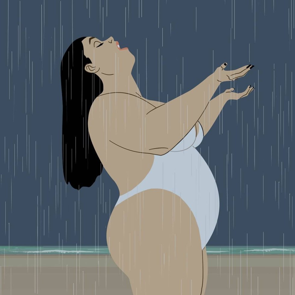 Jordan Carver in the gym