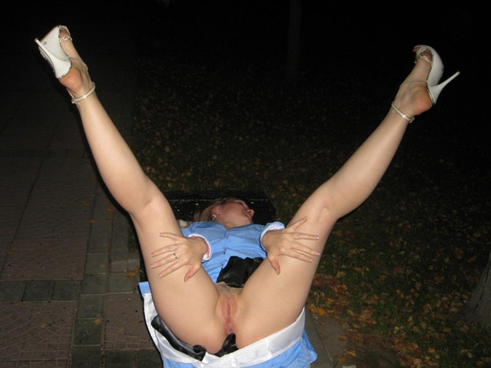 Naked drunken women in bed