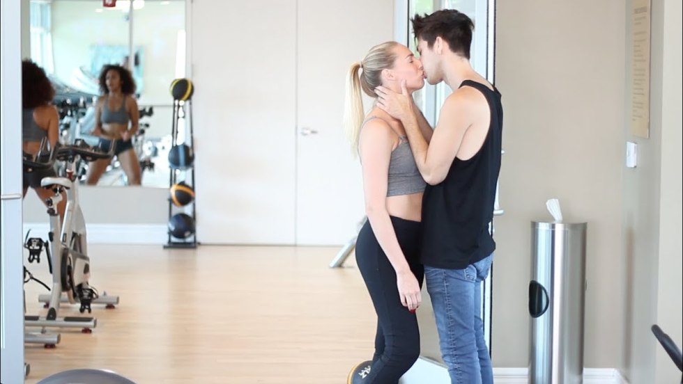 Alura Jenson in the gym naked