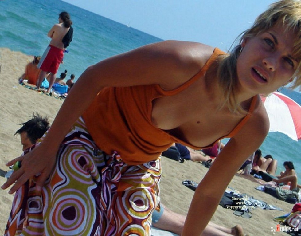 Accidentally exposed on the beach