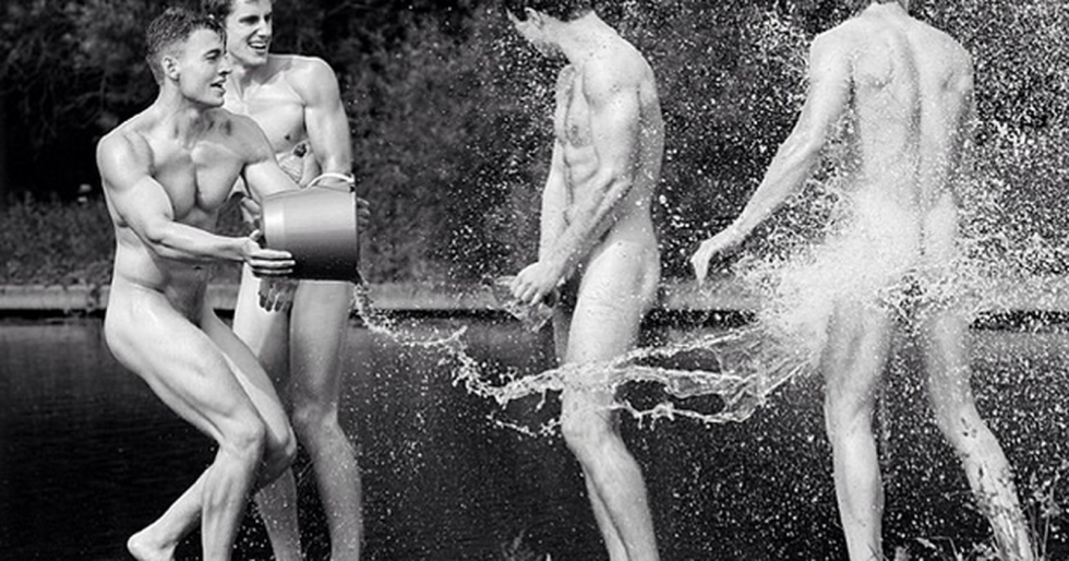 Naked Guys View of the Front and behind