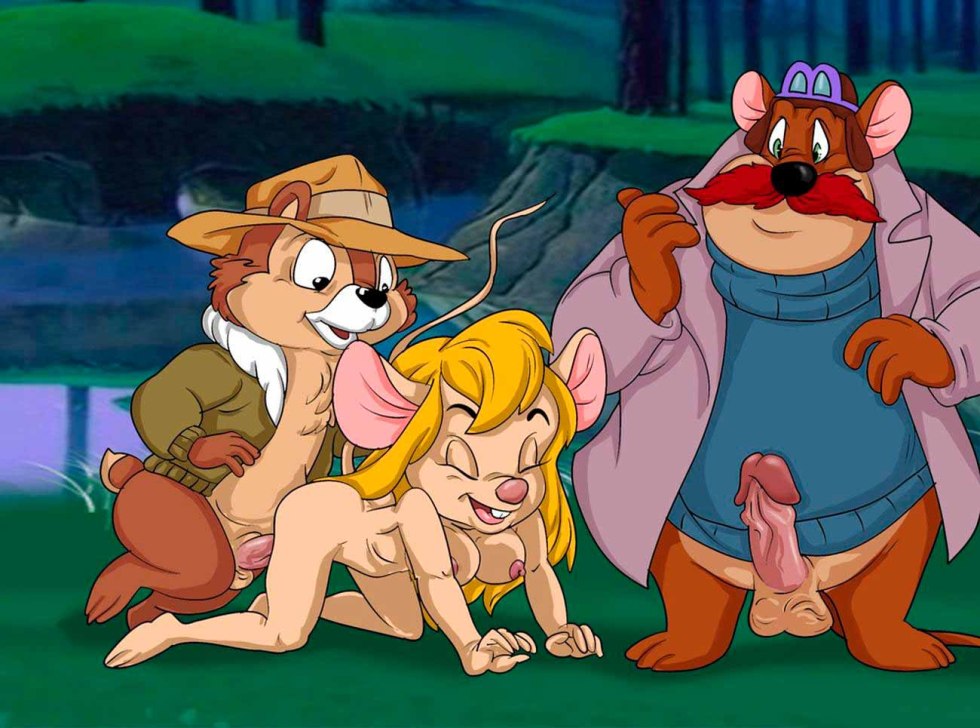 Chip and Dale hurry to the aid hentai