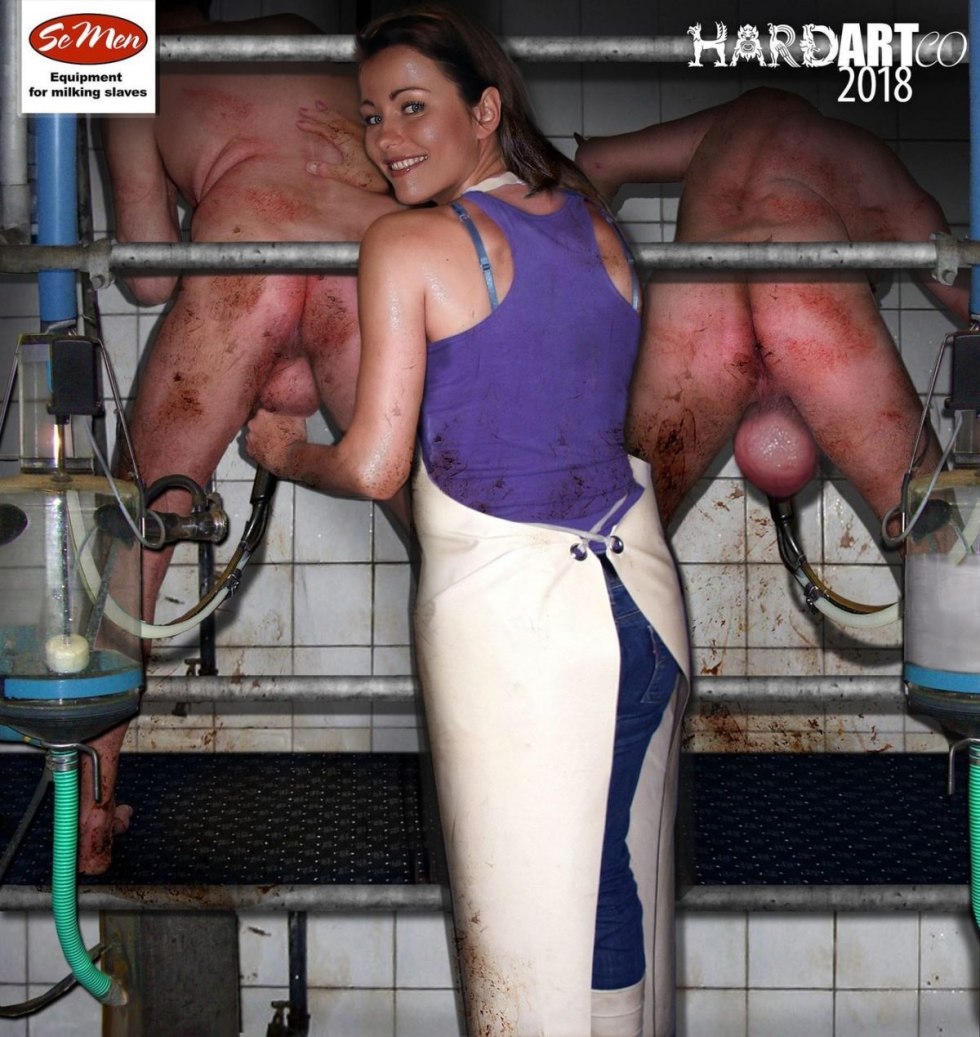 The girl is tearing a dick