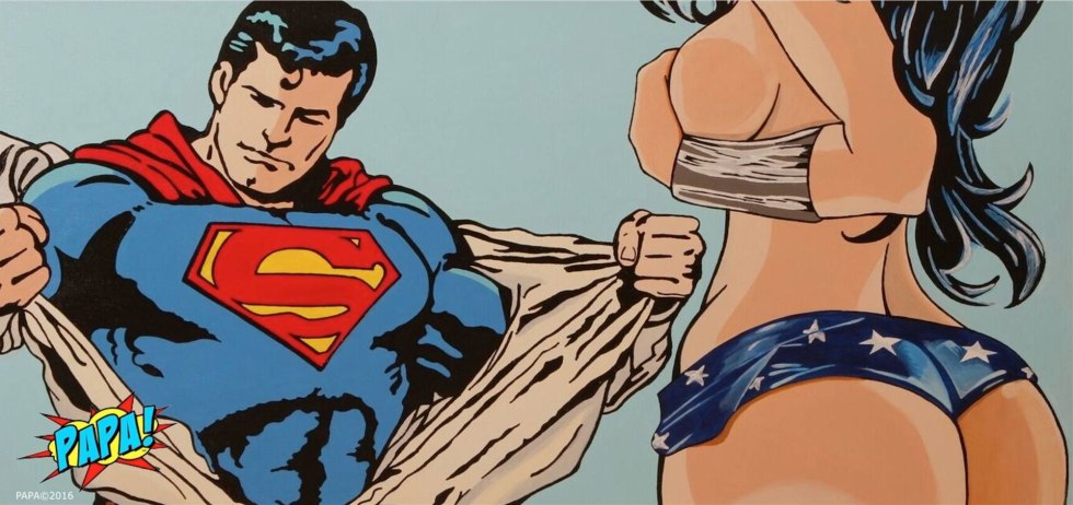 Superman pop art