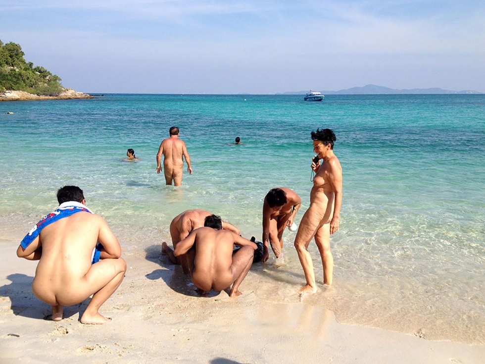 Nudist beach in Thailand