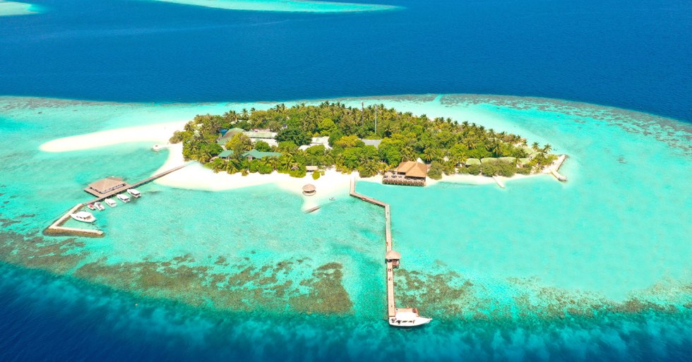 Island of Eriyad in the Maldives