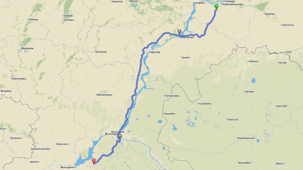 Route map
