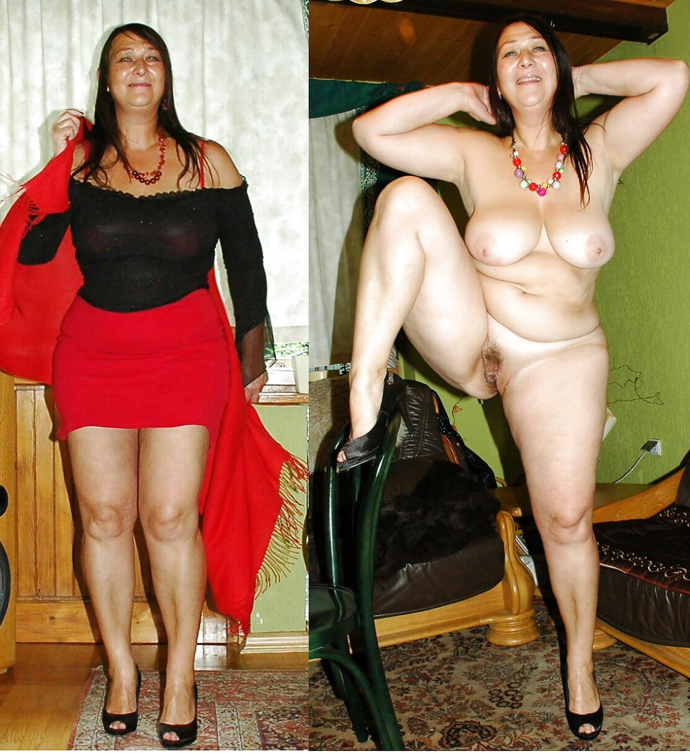 Dressed undressed mature full