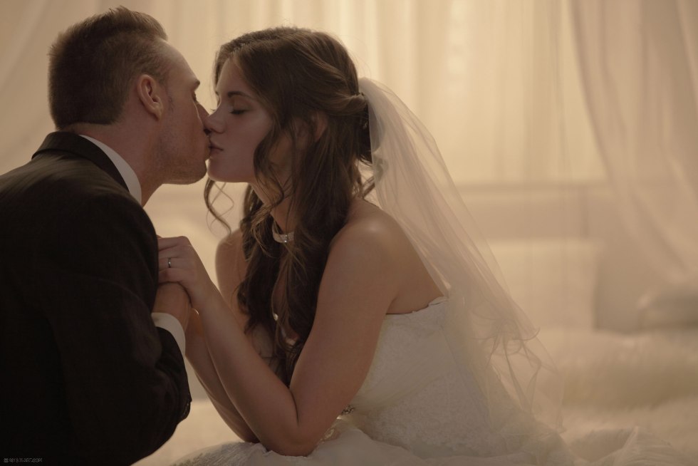 Bride's morning after the wedding night