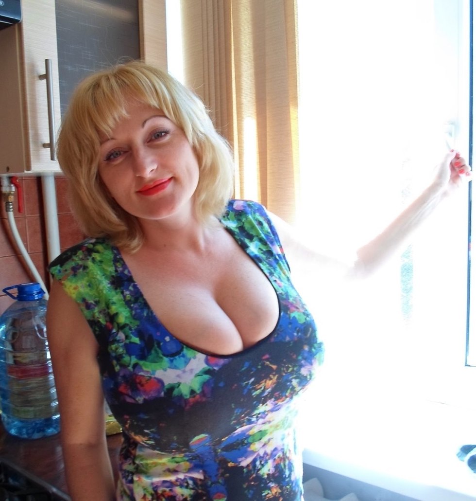 Elderly in linen homemade