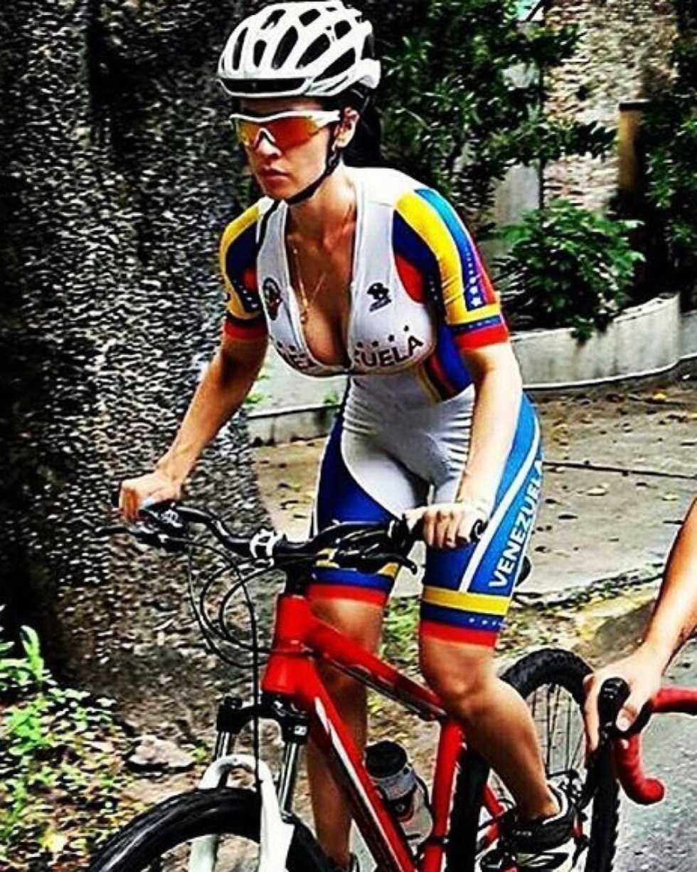 Naked chicks on retro bicycles