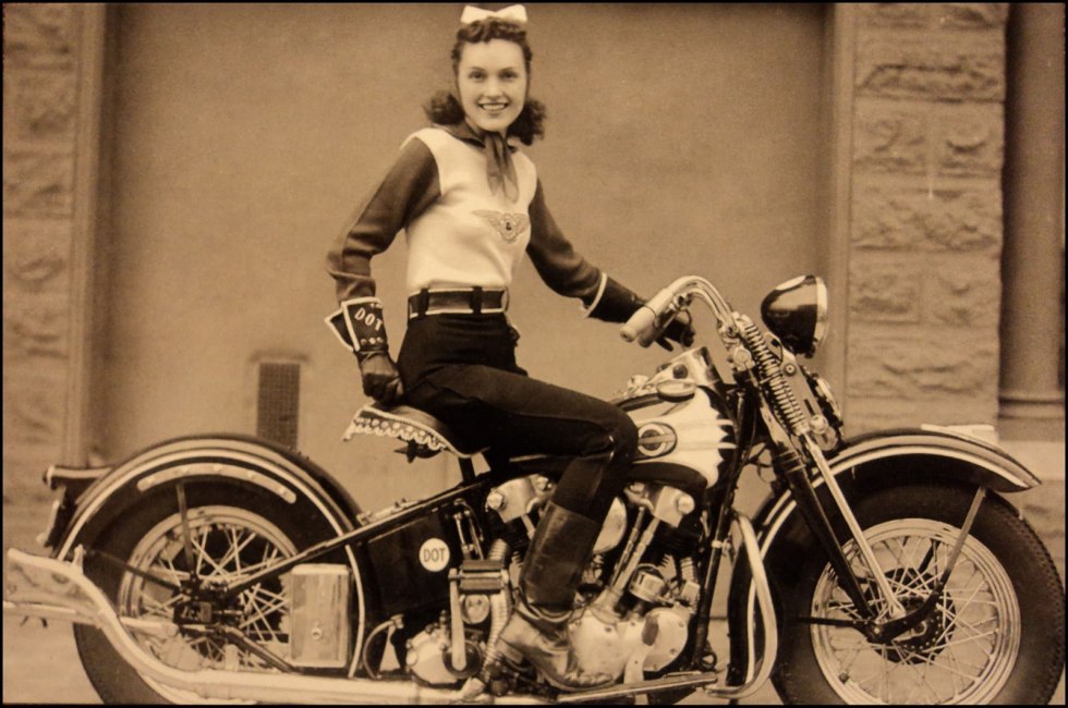 Vintage girls and motorcycles XXX