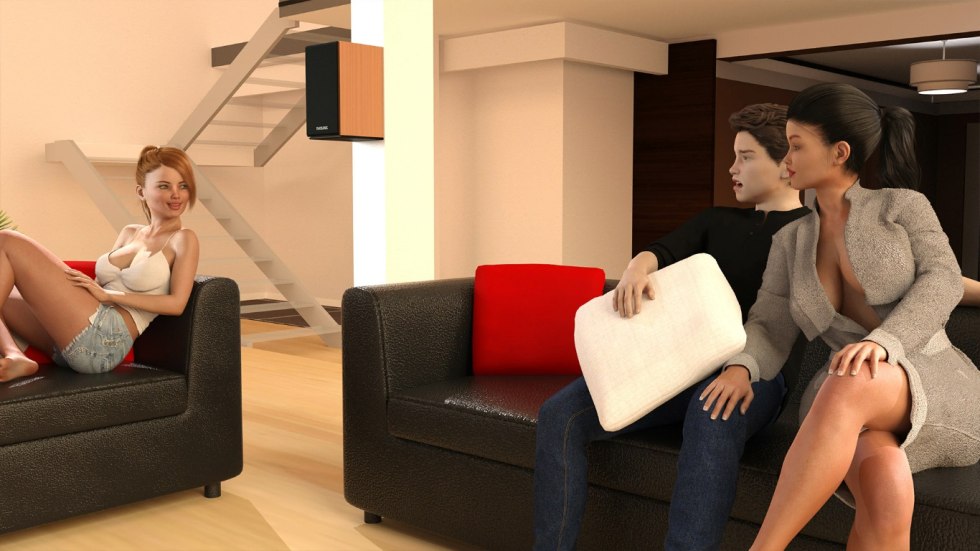 The chef is pestering a secretary