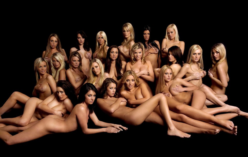A lot of naked women