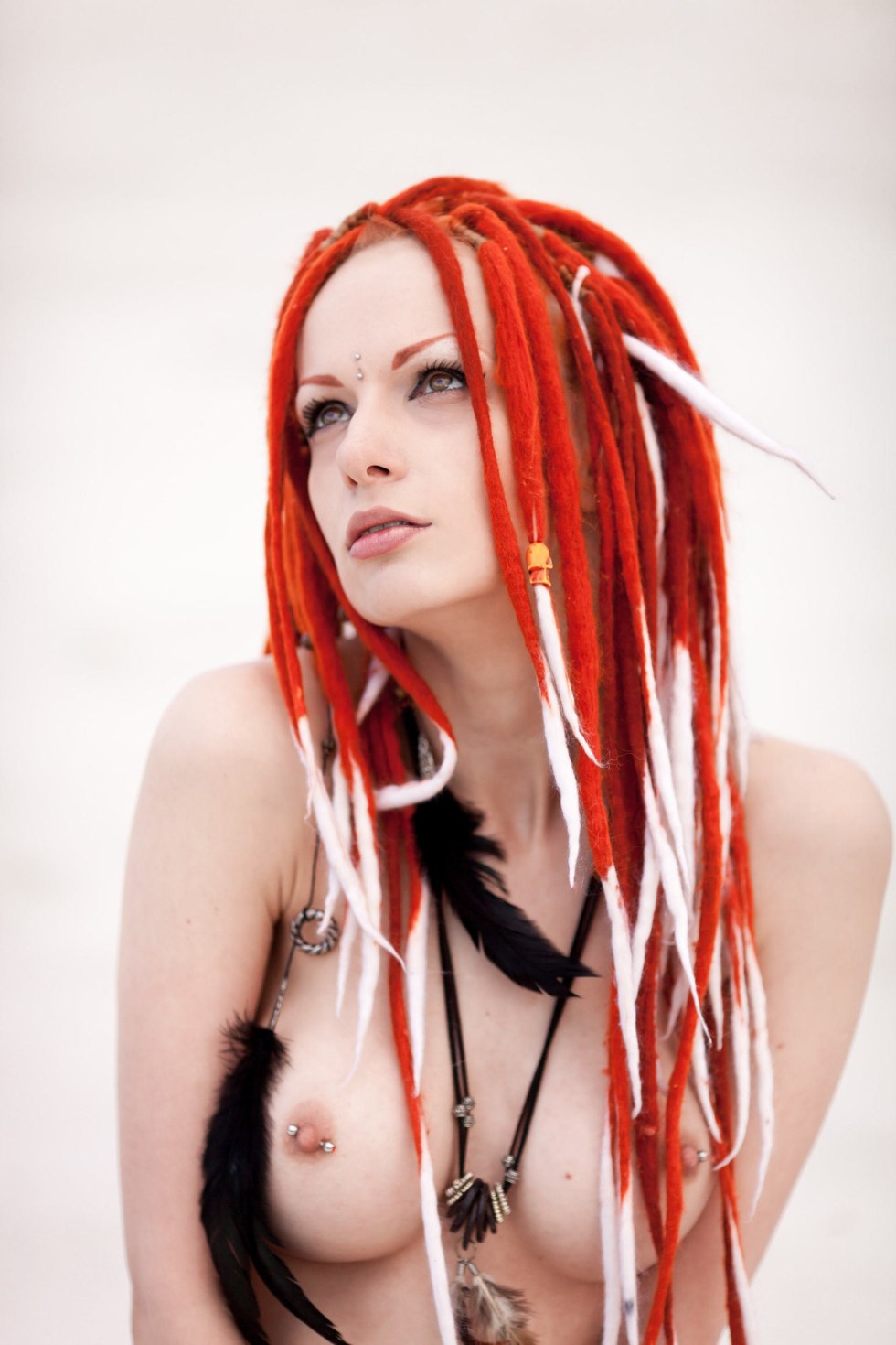 Naked girls with dreadlocks