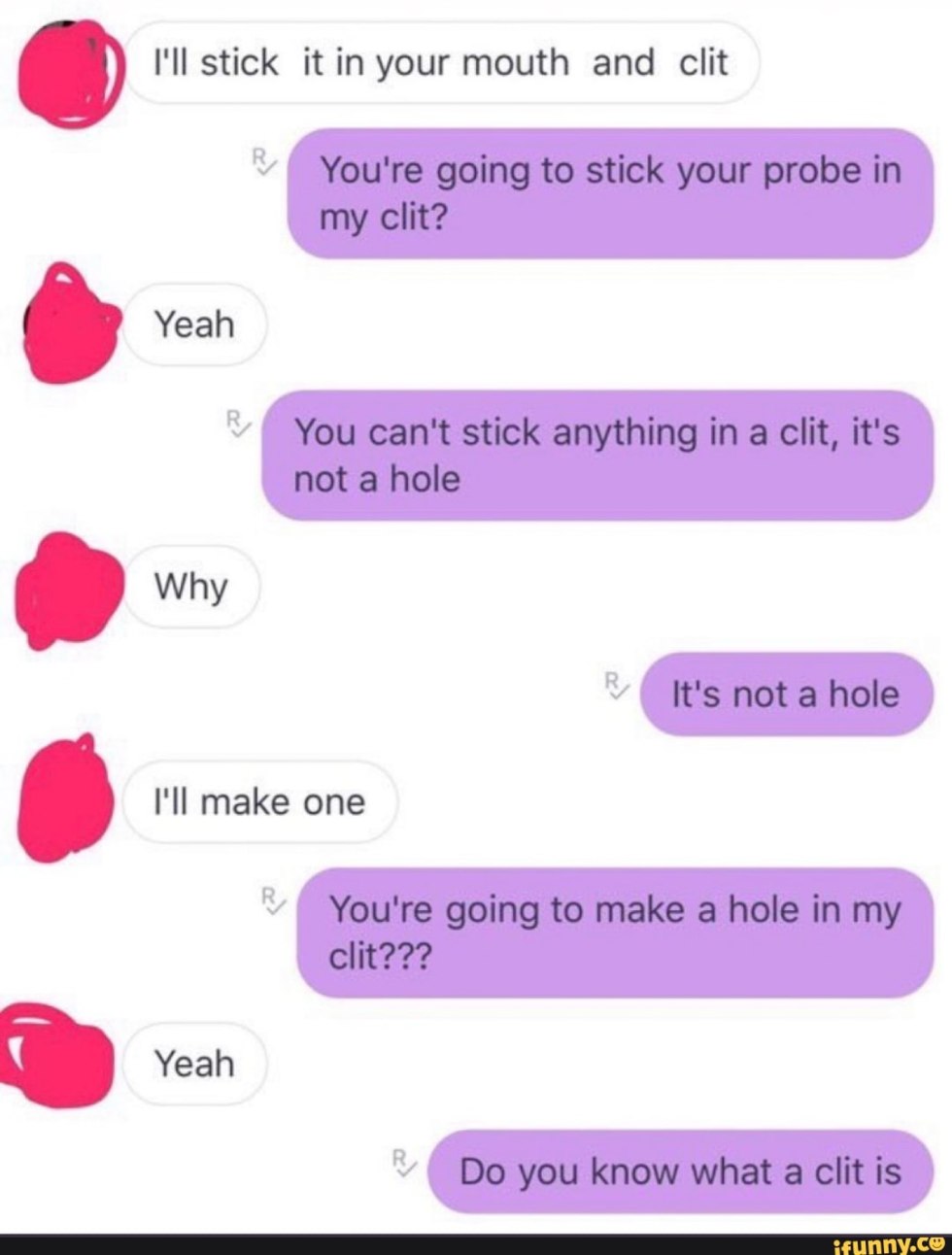 The pussy peeps out of panties