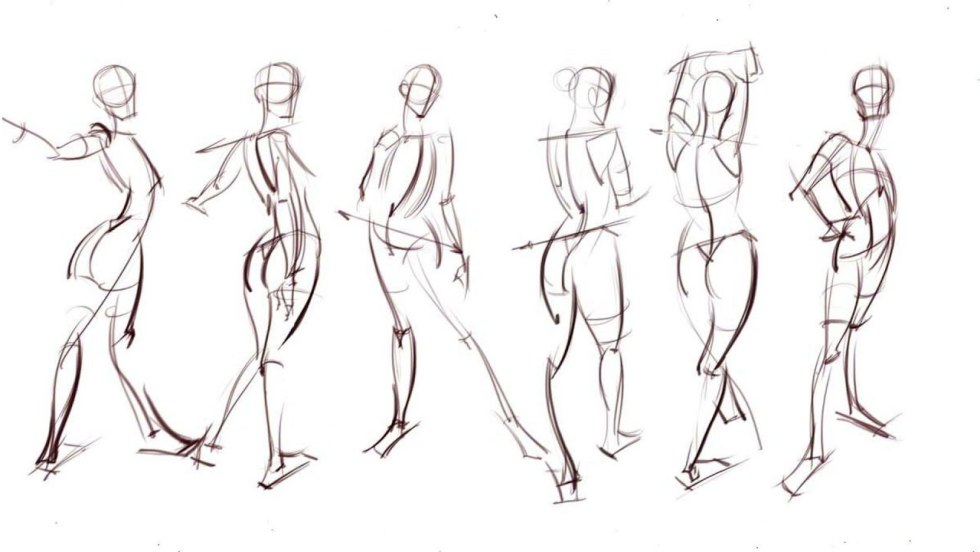 Figures of athletes of different sports