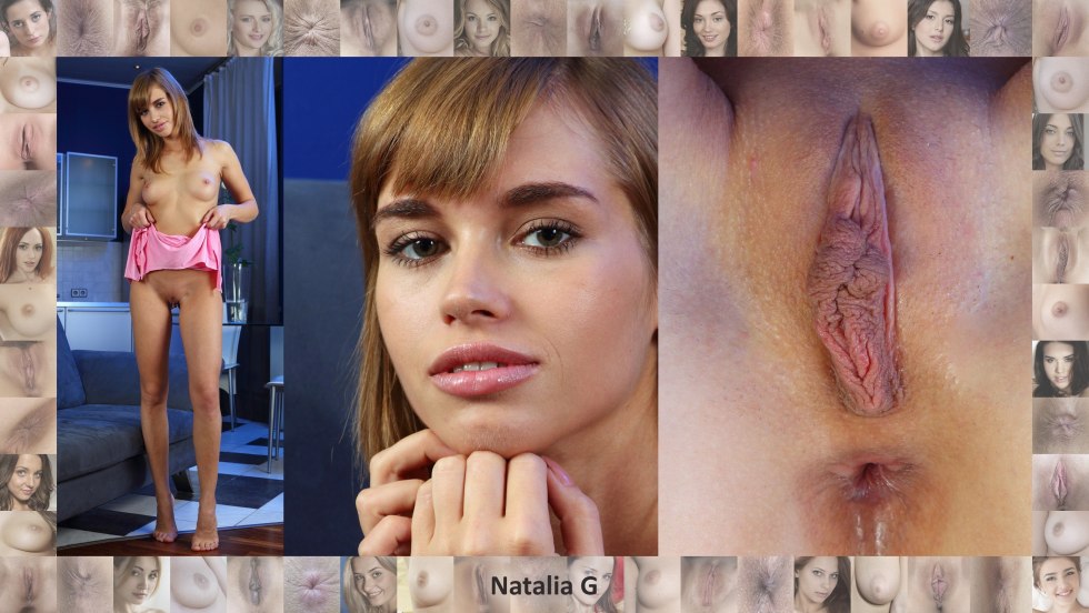 The face and vagina of Asian