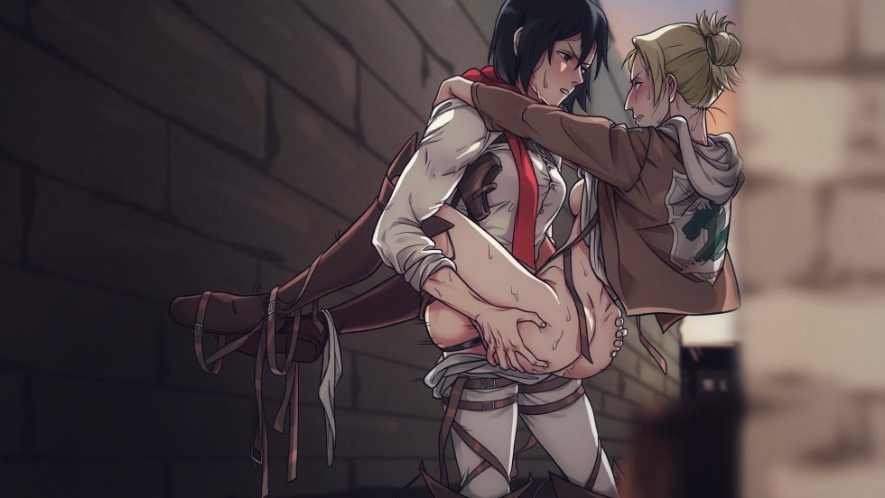 Annie Leonhart and Mikas Hentai
