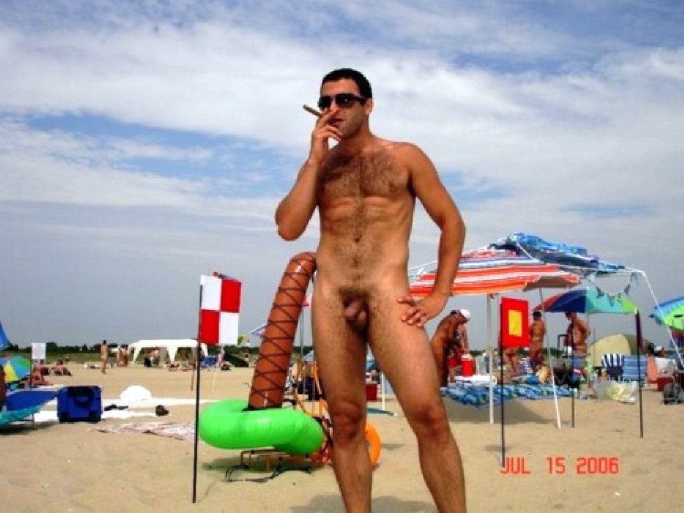 Beautiful naked guys on the beach