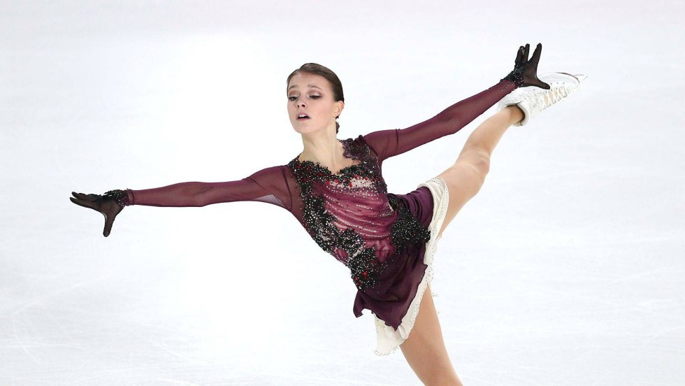 Anna Shcherbakova and Alena Costor France Grand Prix Grenoble