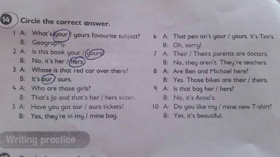 Write the Questions Grade 4