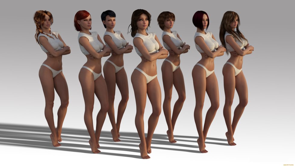 Computer women model