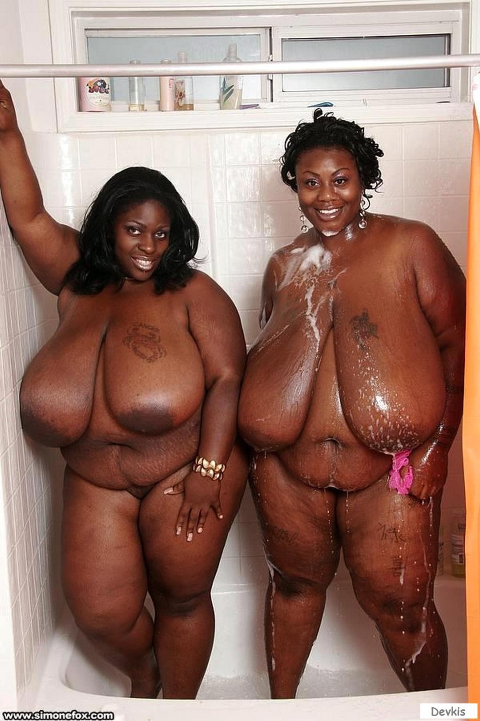 Naked pussies of black women
