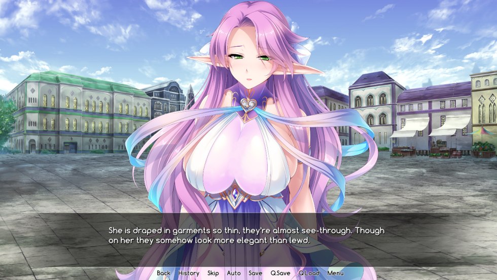 Visual novel about elves