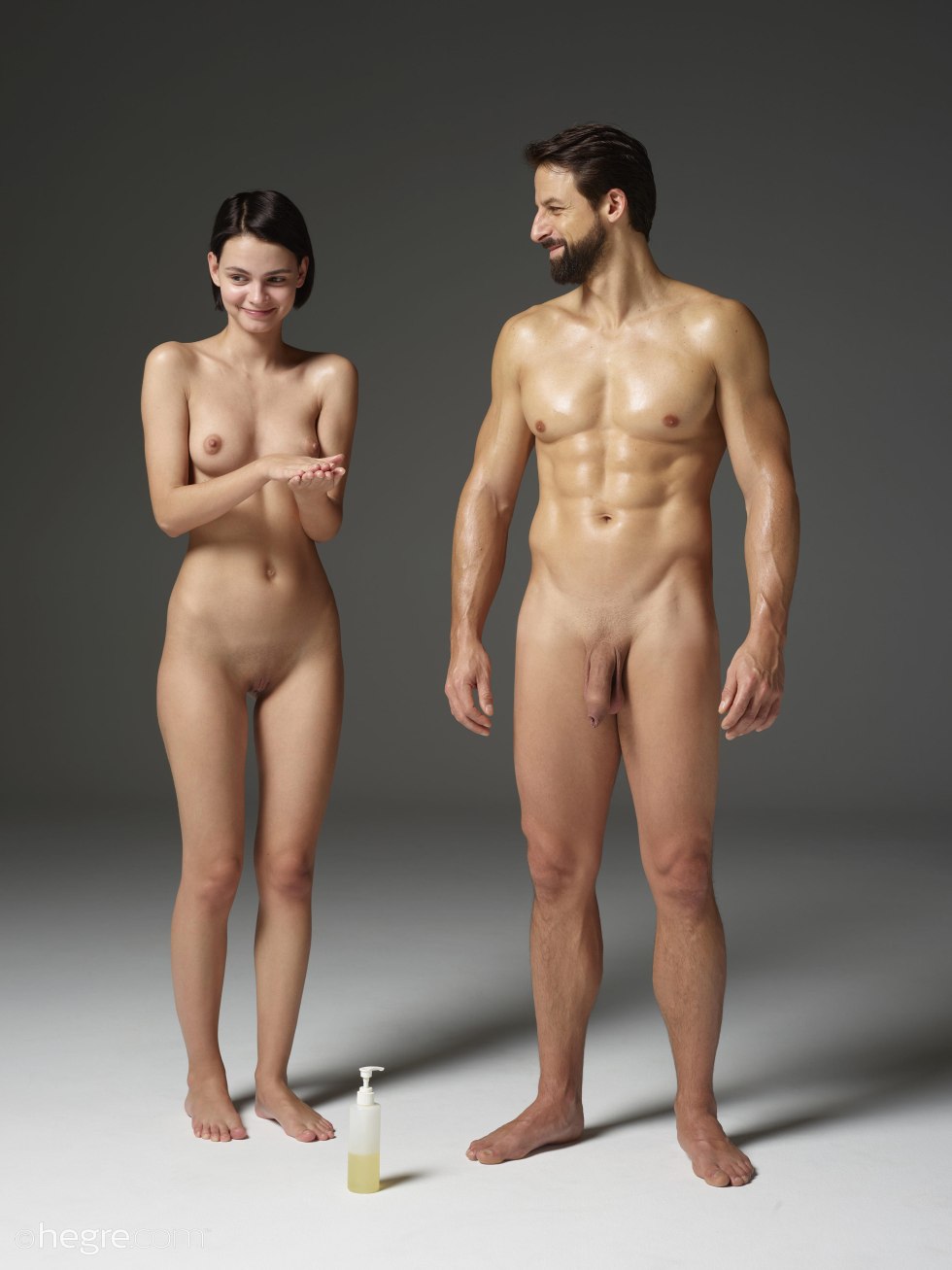 Naked female body reference
