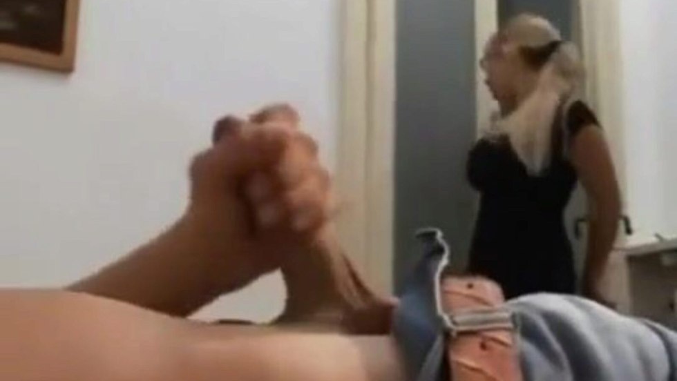 Busty mother mastered her son