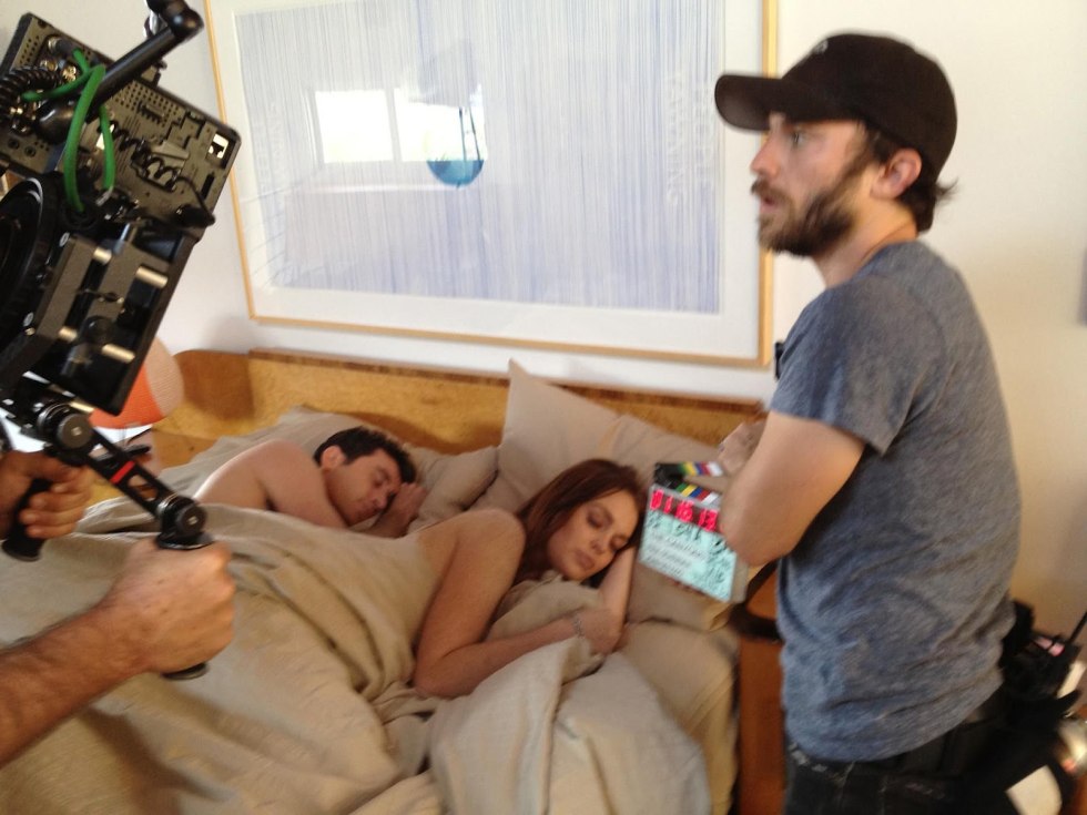 Filming of bed scenes