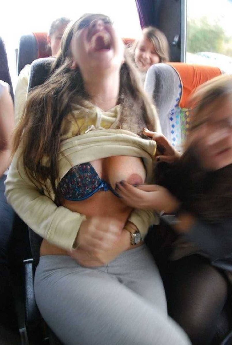 Tits in public transport