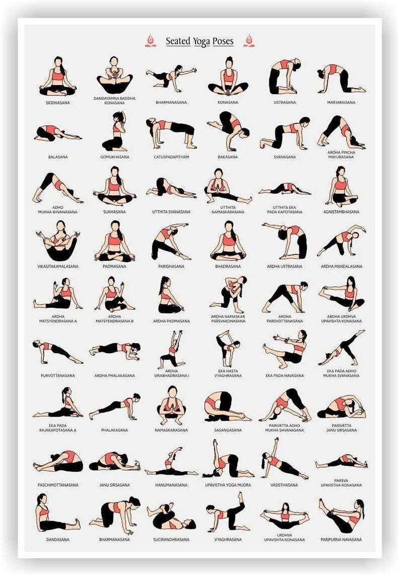 84 asanas Hatha yoga