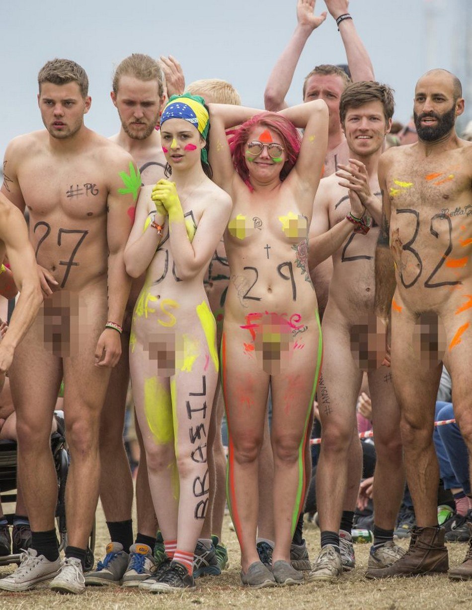 Festival of naked men and women