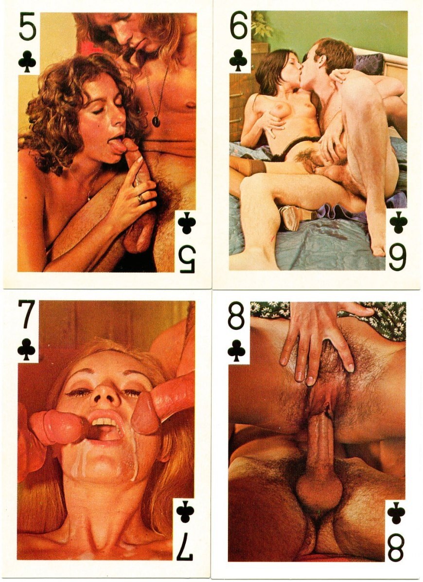 Game cards with pornography
