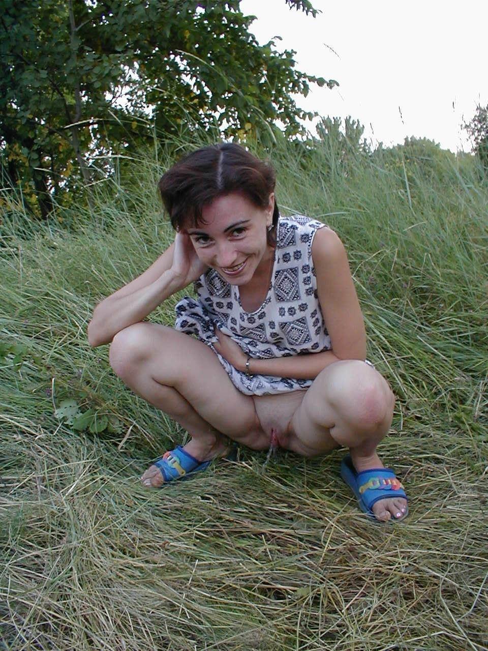 Village. Girls. Piss