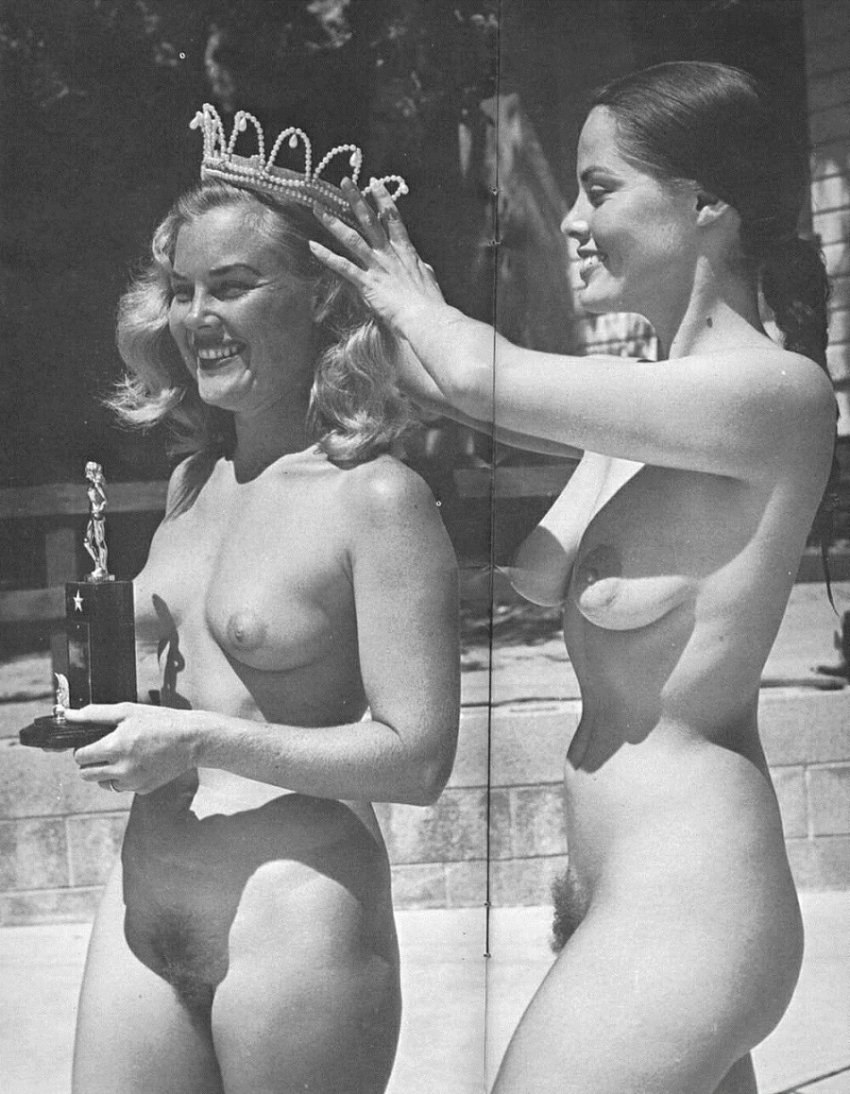 Retro naked beauty contests