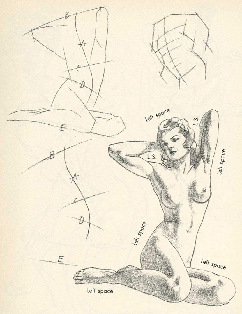 Phased erotic drawings