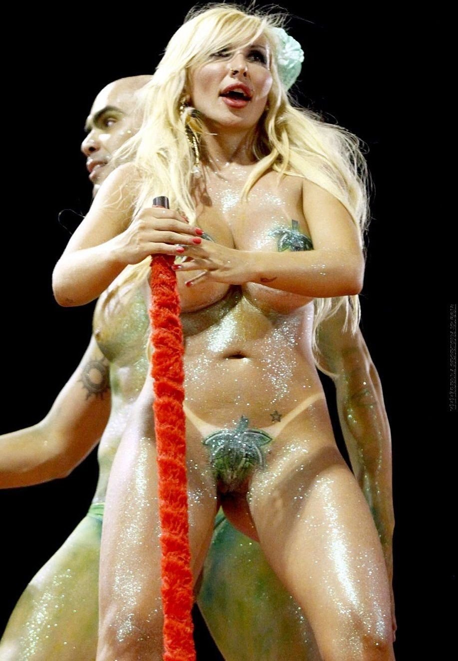 Naked Valya carnival without panties